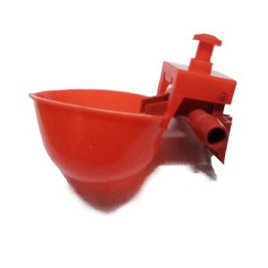 CHICKEN WATER BOWL WITH T-CONNECTOR