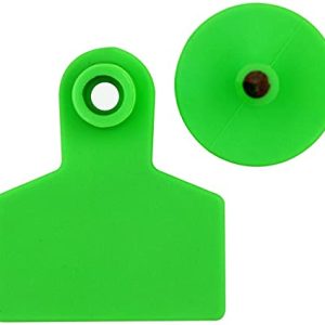 GREEN UNNUMBERED EARTAGS